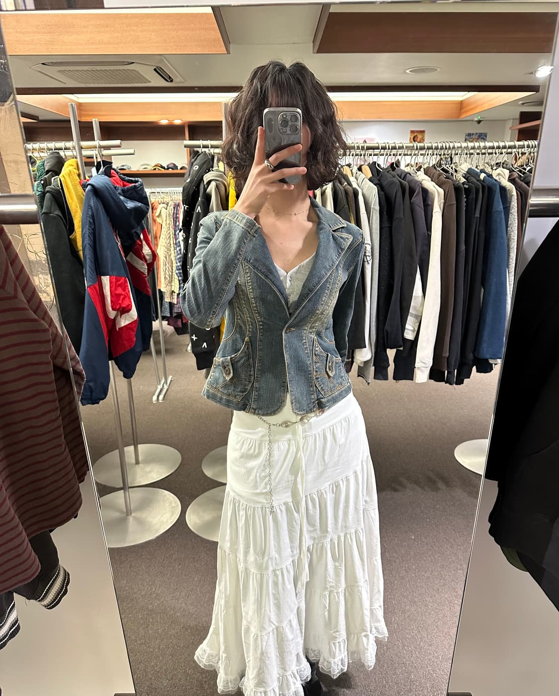 66)Japanese vintage 여성 데님 자켓 상품이미지1