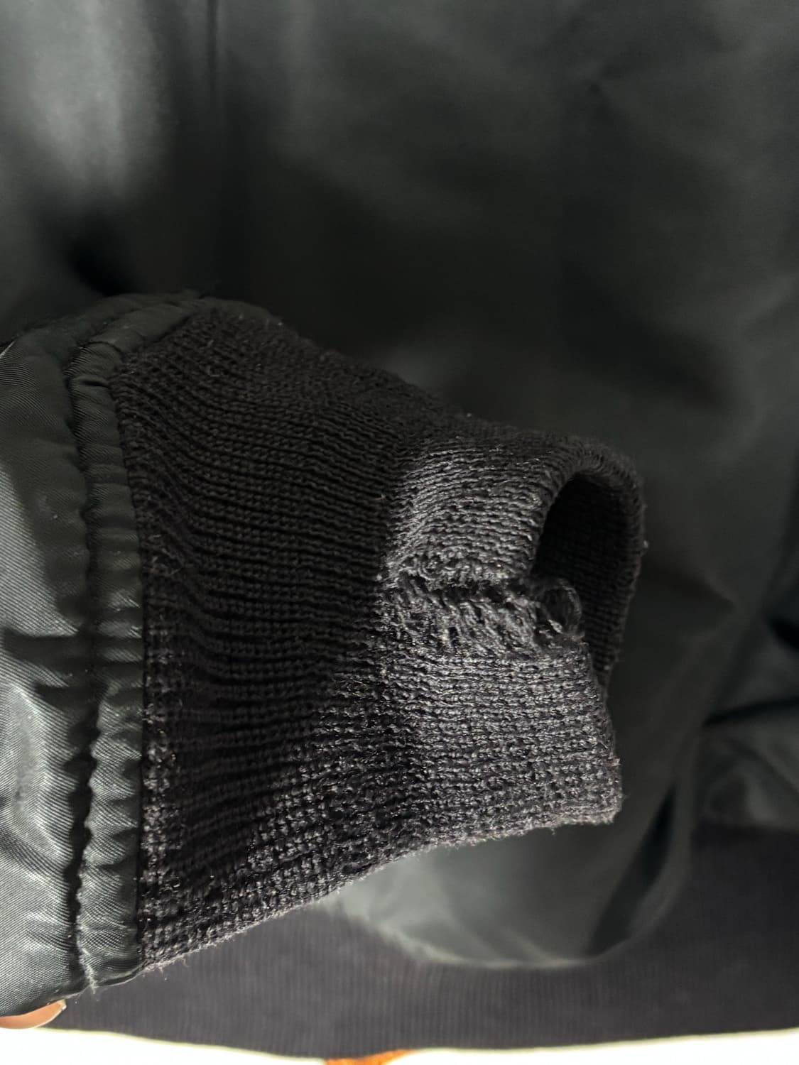 90s USA Avirex MA-1 아비렉스 빈티지 항공점퍼 블랙 상품이미지6