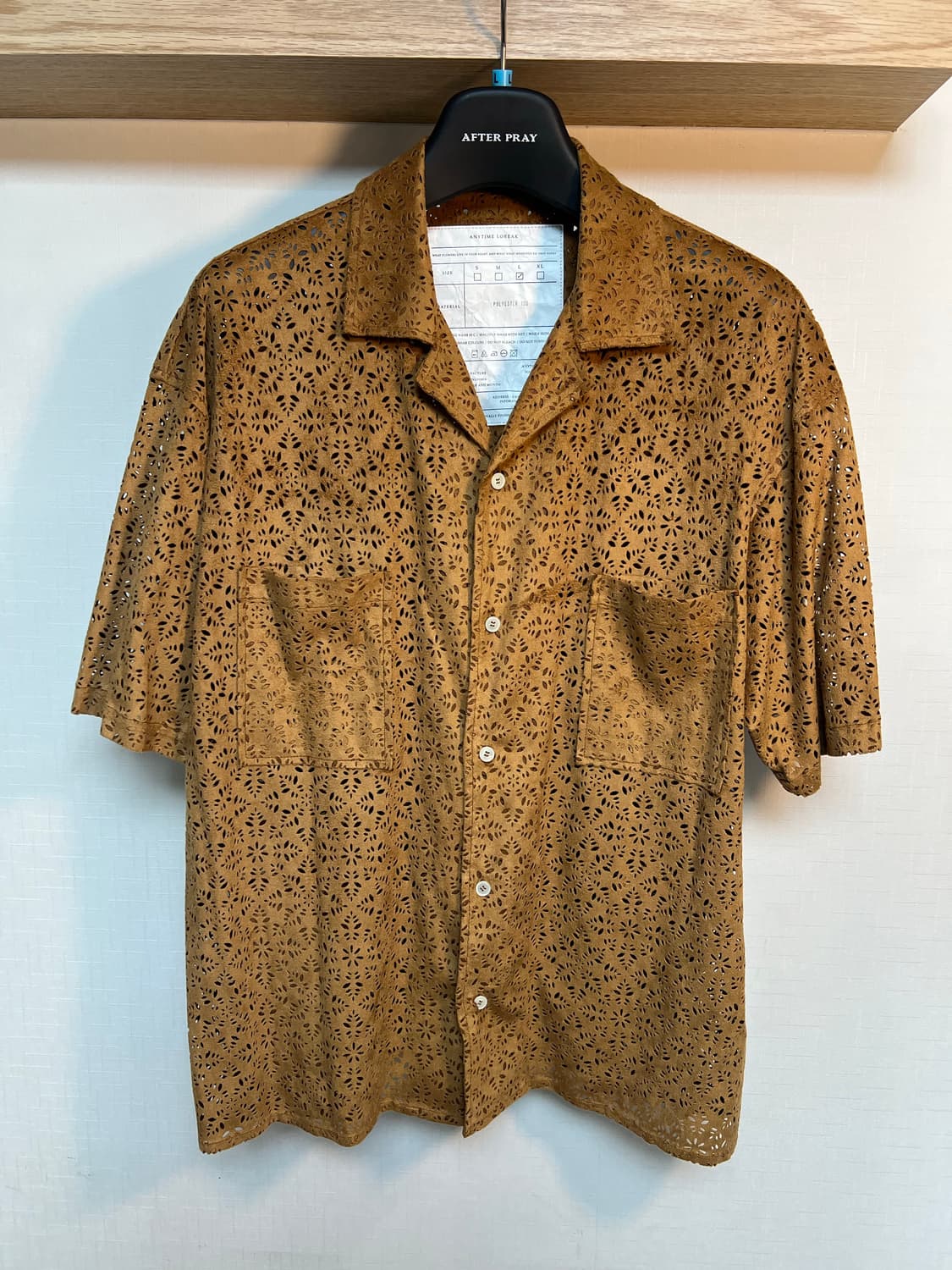 애니타임 로릭 스웨이드 셔츠 상품이미지1