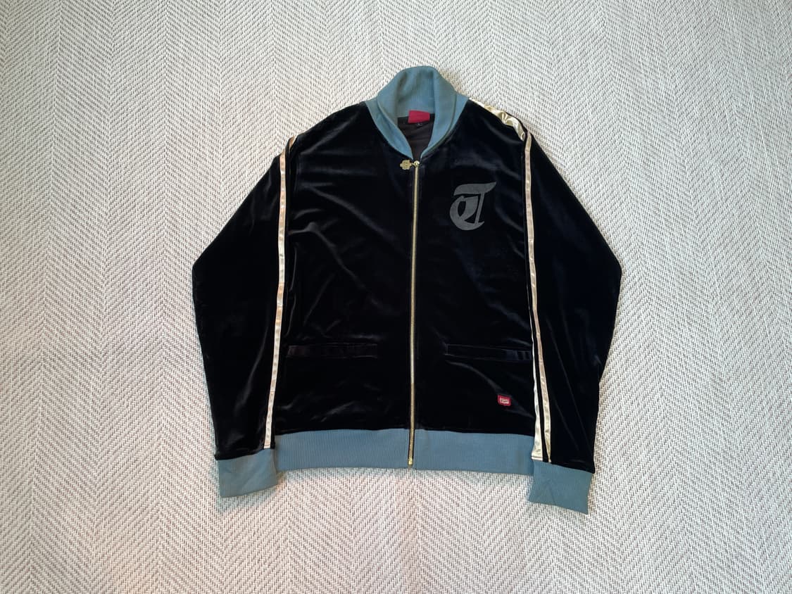 오니츠카타이거 벨벳 벨루어 트랙자켓 J03259 상품이미지1