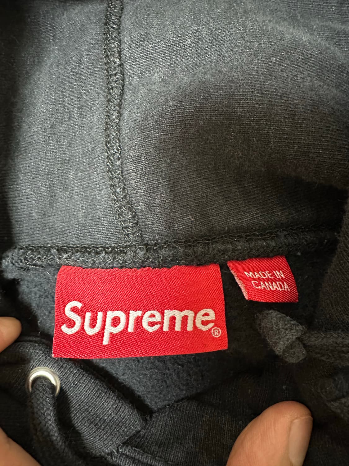 Supreme 슈프림 스몰로고 후드 XL 캐나다 메이드 상품이미지3