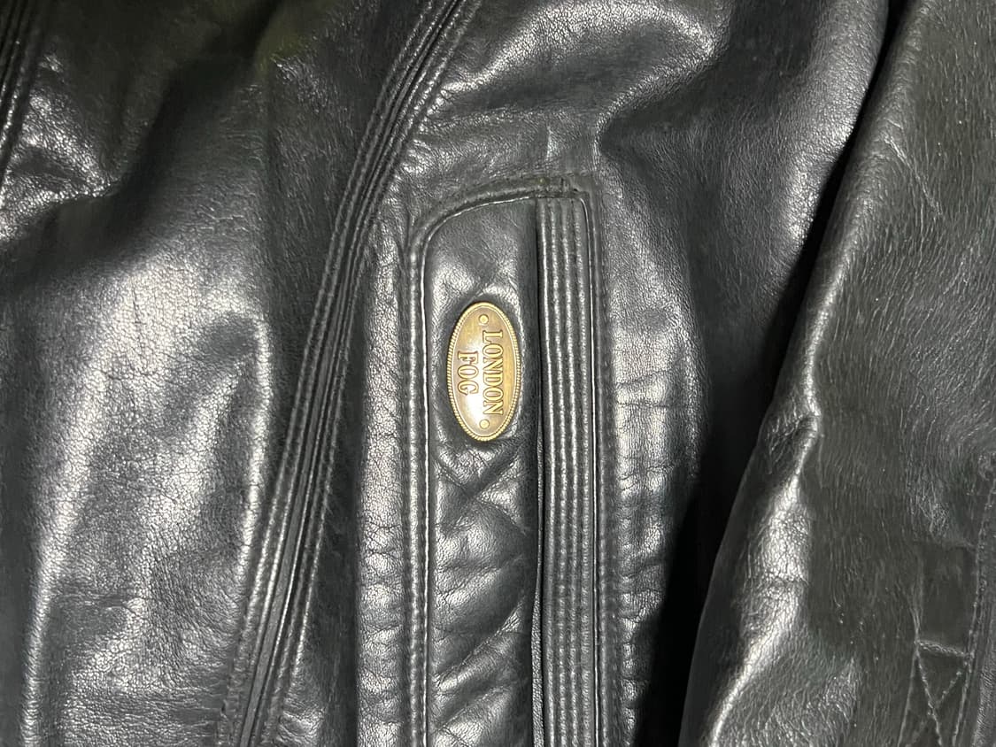 London Fog cowhide leather jacket 상품이미지6