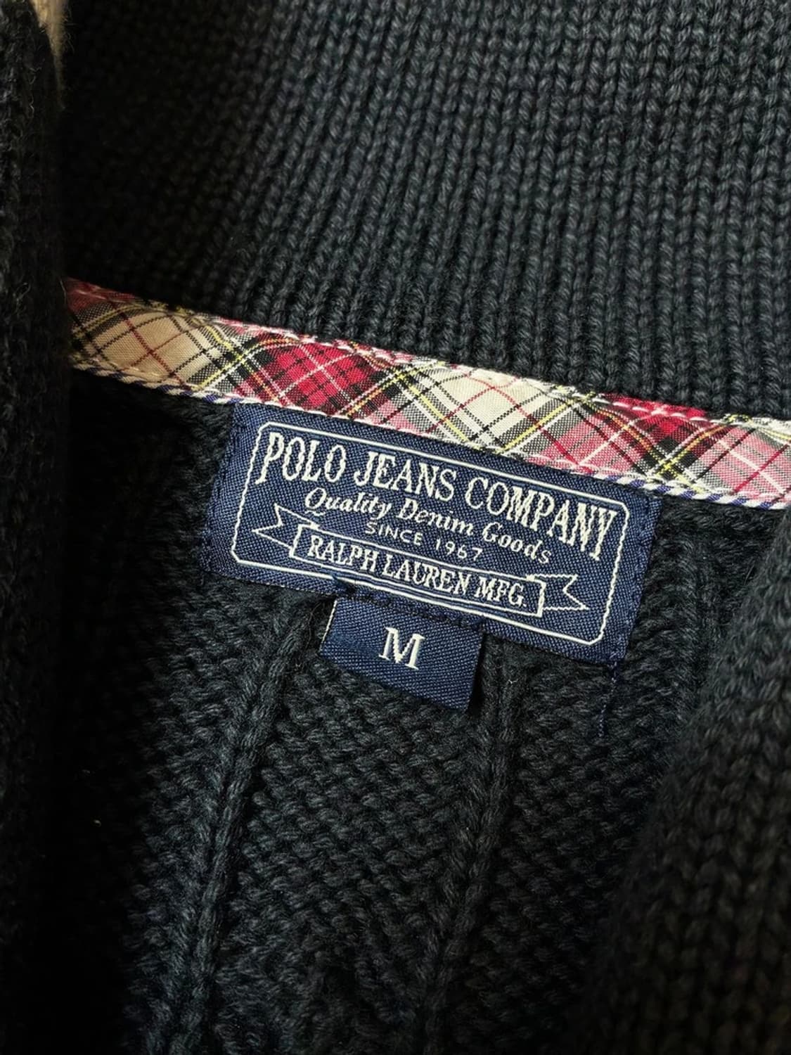 폴로 진스 00's 프레피 숄카라 니트 가디건 PN8960 상품이미지5