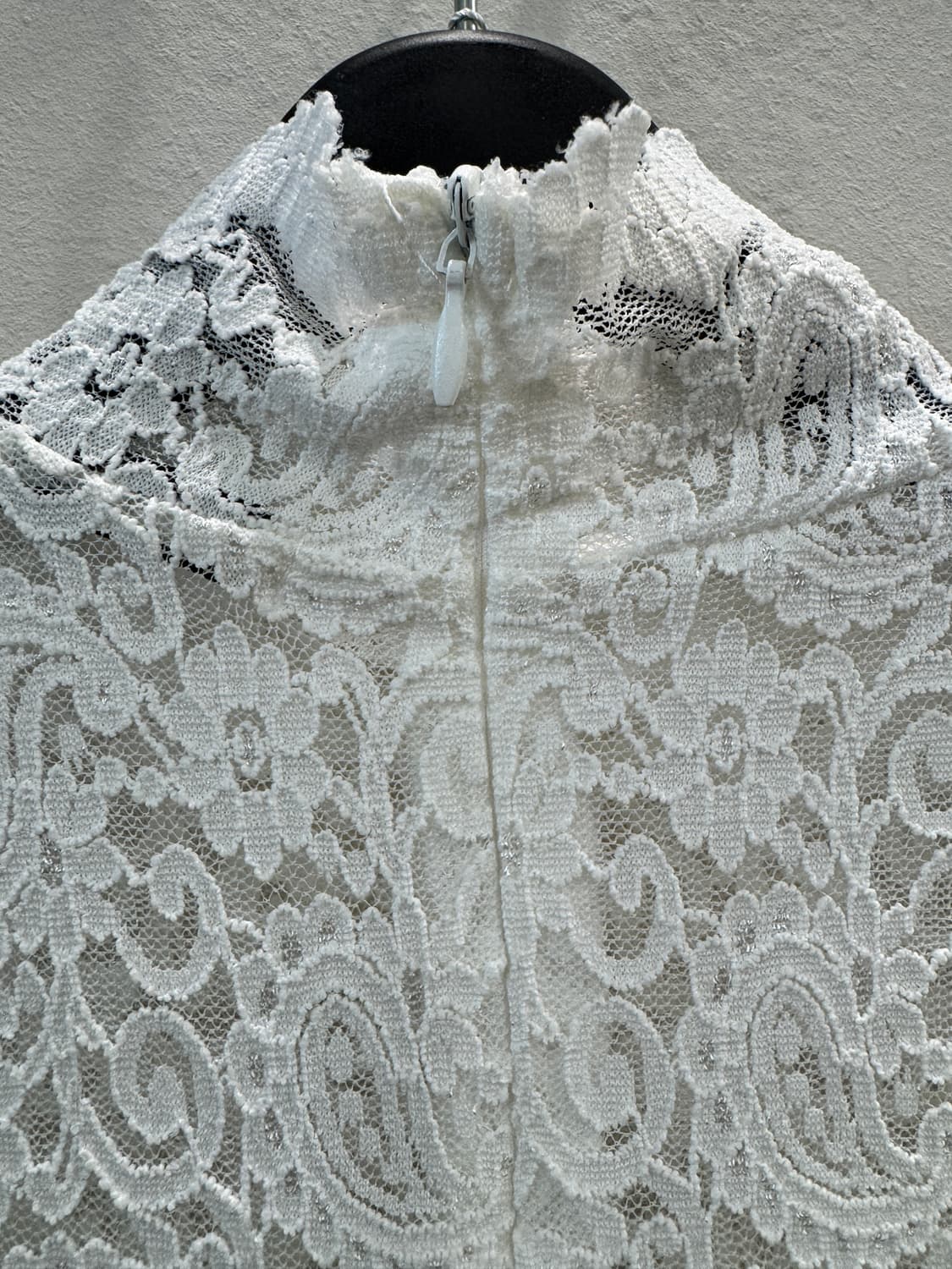 vintage 새상품 레이스 뒷지퍼BL 상품이미지7