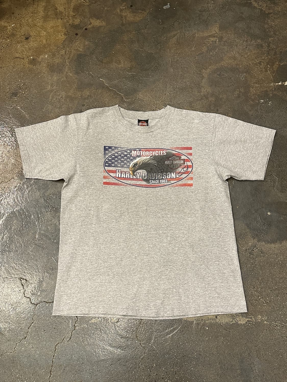 90s 할리데이비슨 모터사이클 반팔 티셔츠 XL 상품이미지1