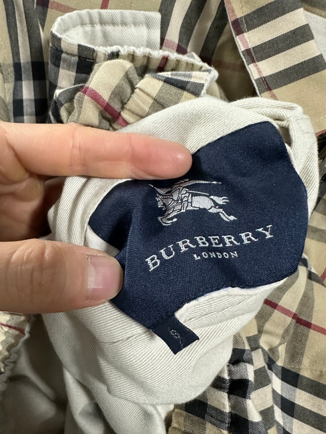 버버리 리버시블 블루종 상품이미지6