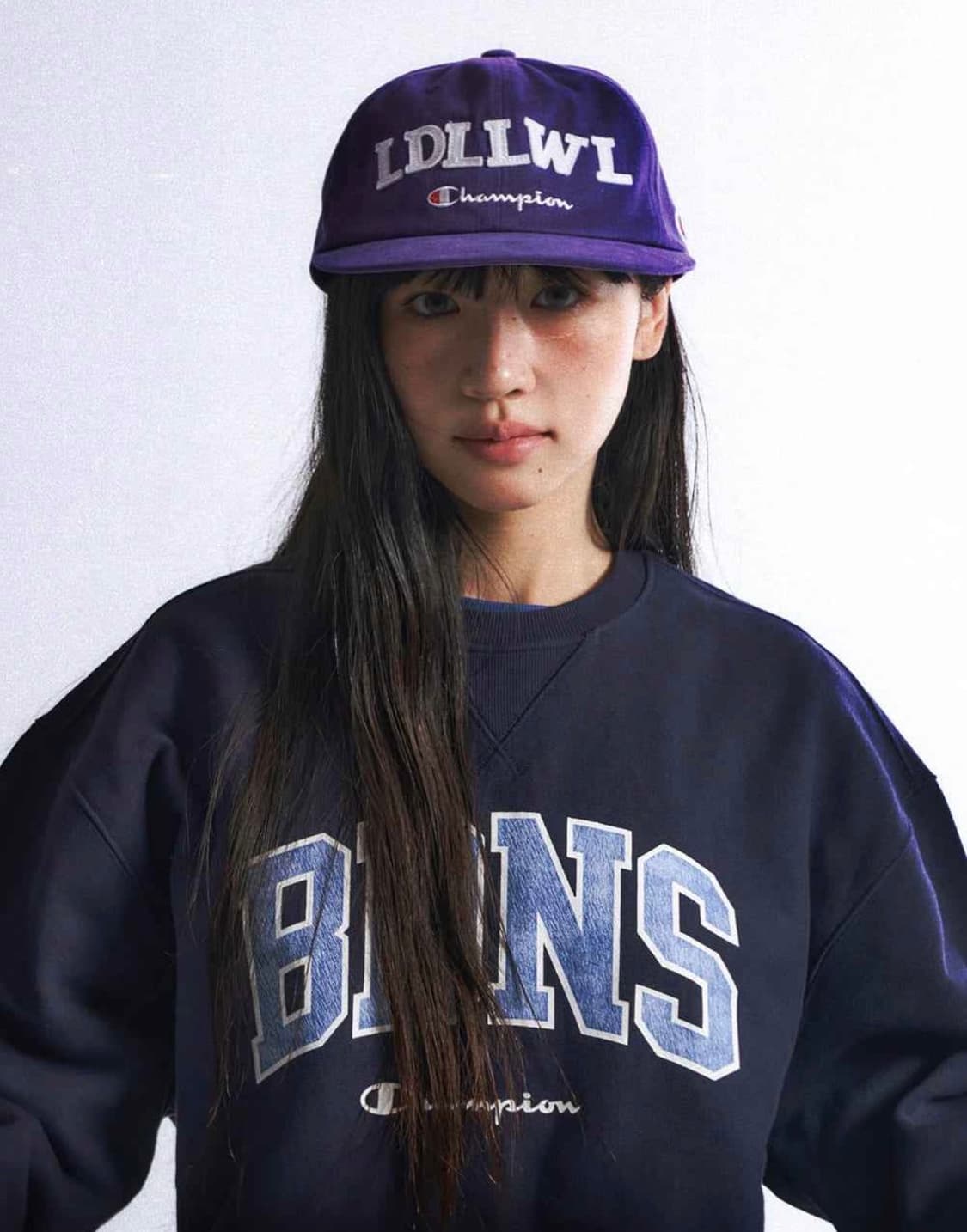 (새상품 XL)챔피온 빠더너스 BDNS 리버스위브 맨투맨 네이비 상품이미지2