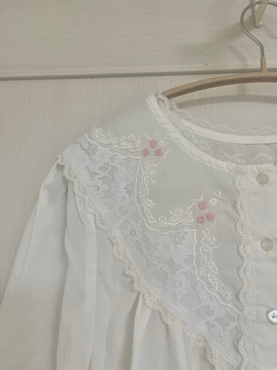 화이트 롱 파자마원피스 상품이미지5