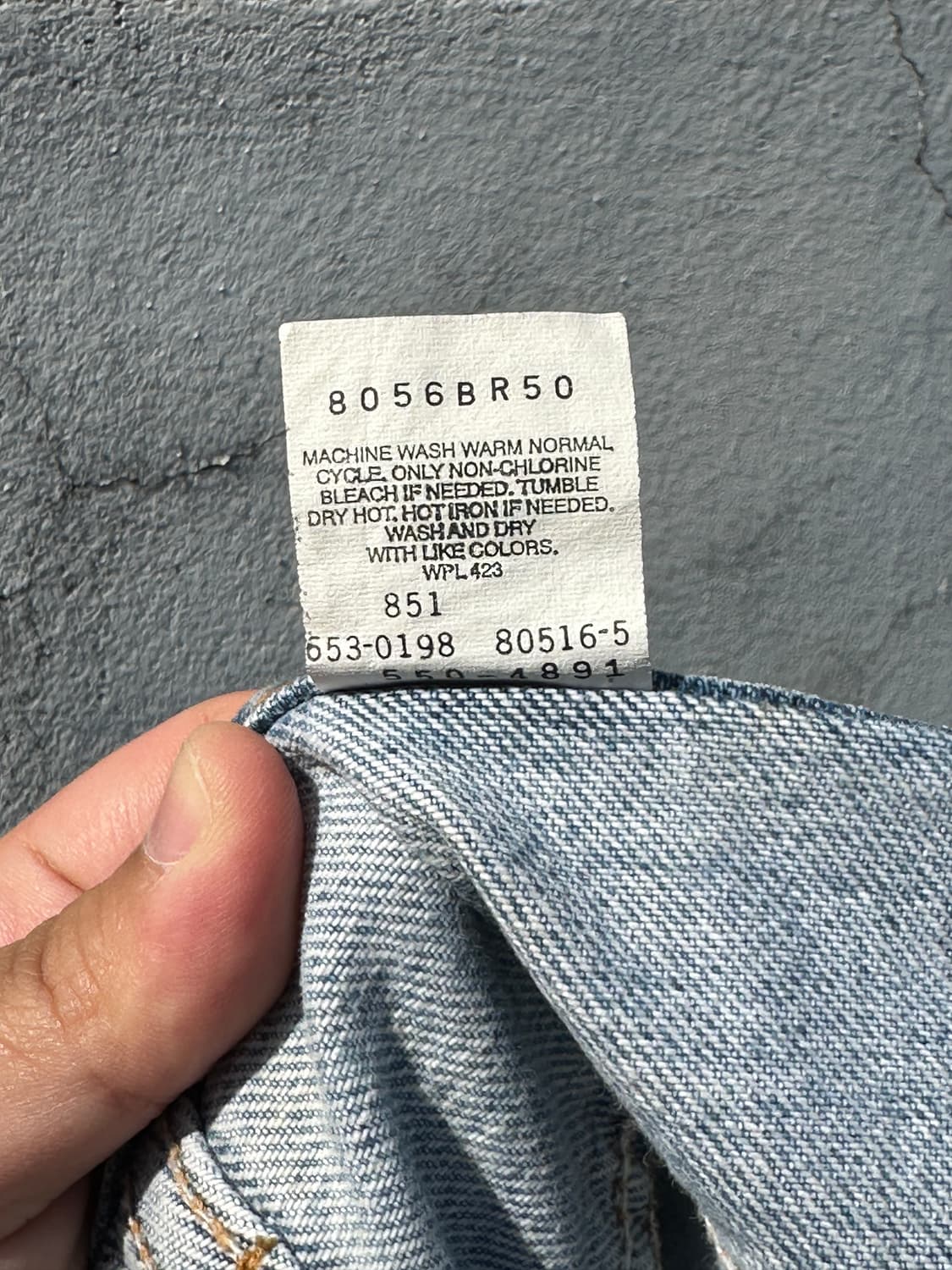 [36] 90s 리바이스 550 데님팬츠 USA made 상품이미지4