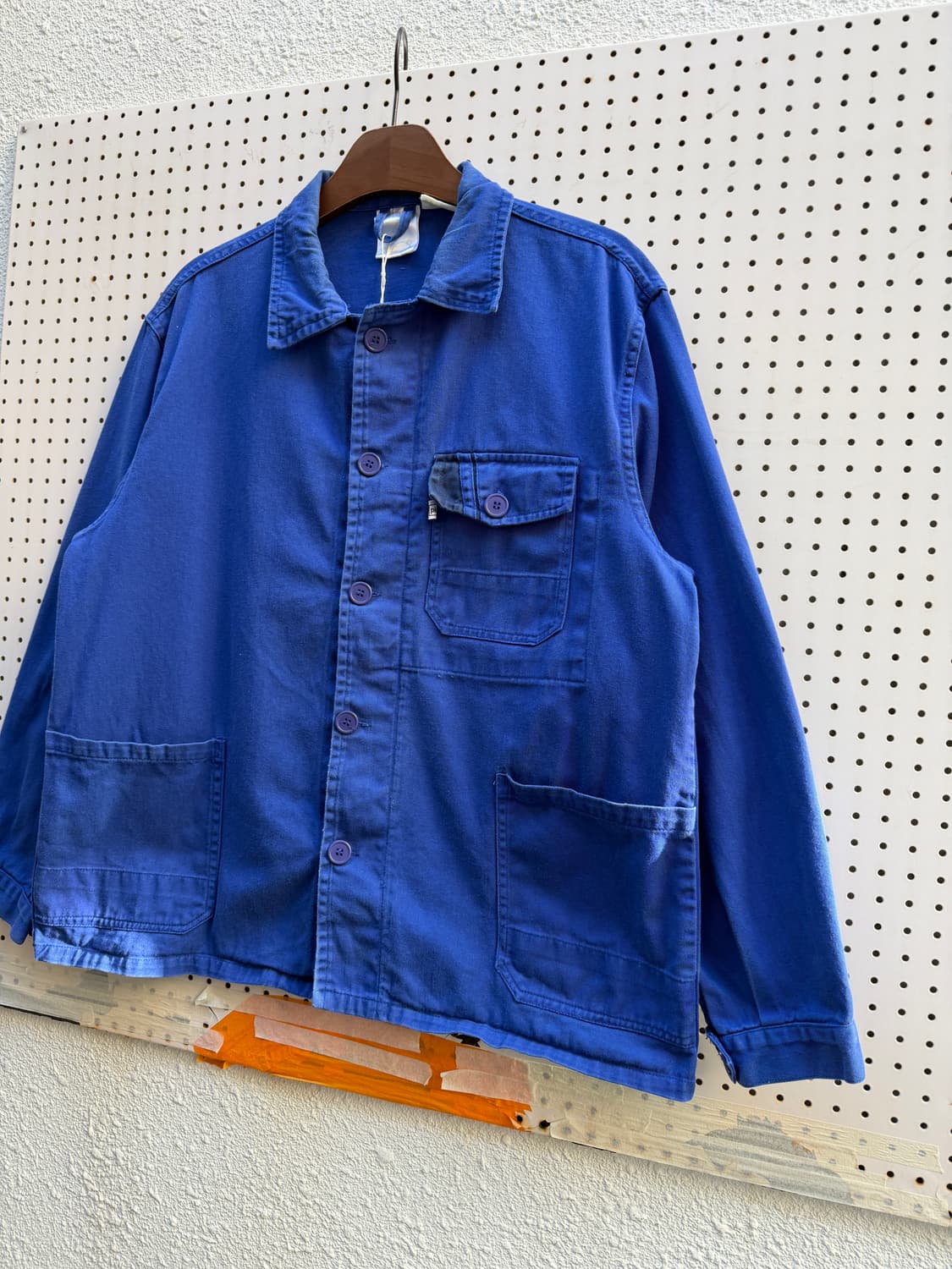 OLD EURO VINTAGE WASHED BLUE 프렌치워크자켓 상품이미지3