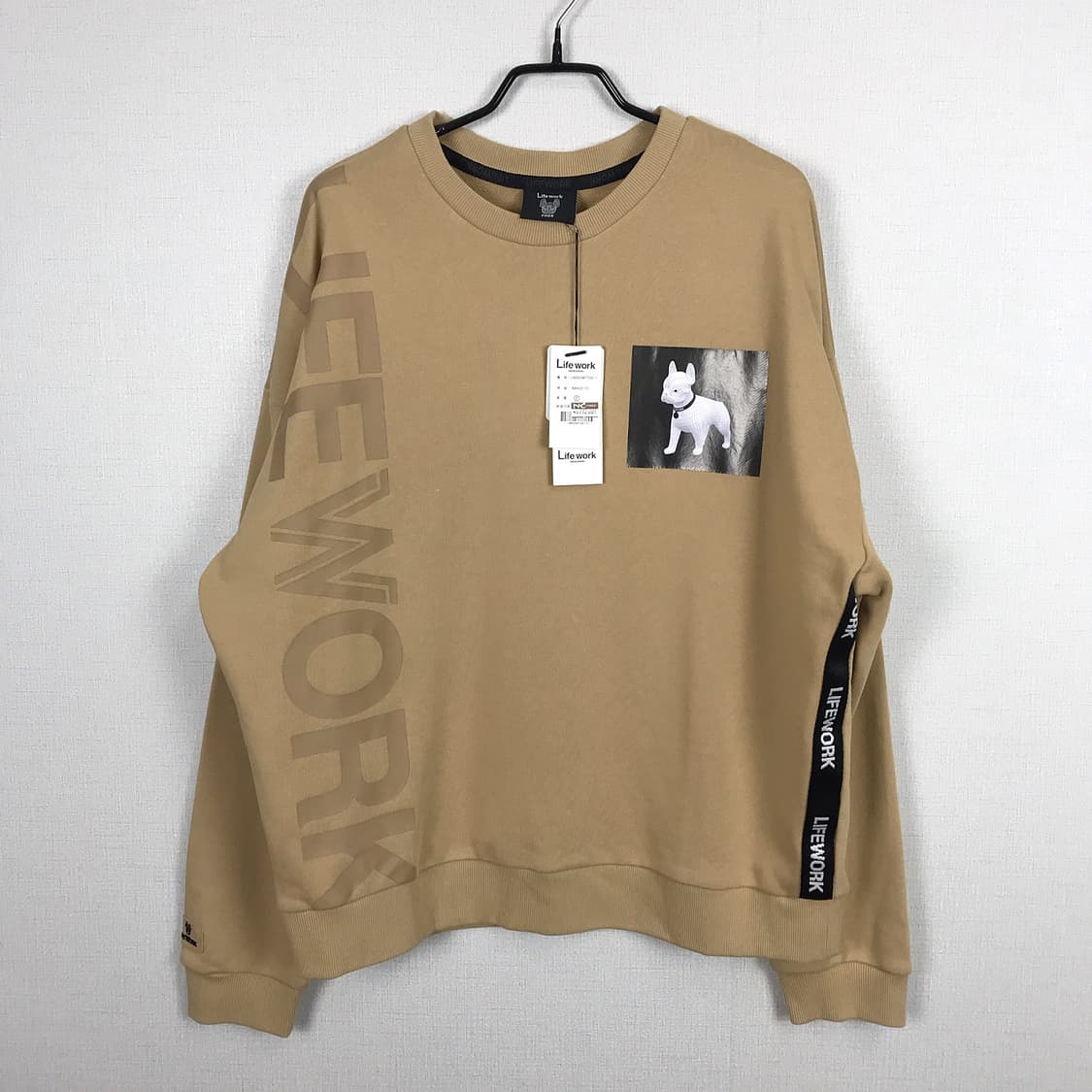 라이프워크 오버핏 여성 맨투맨 티셔츠 상품이미지2