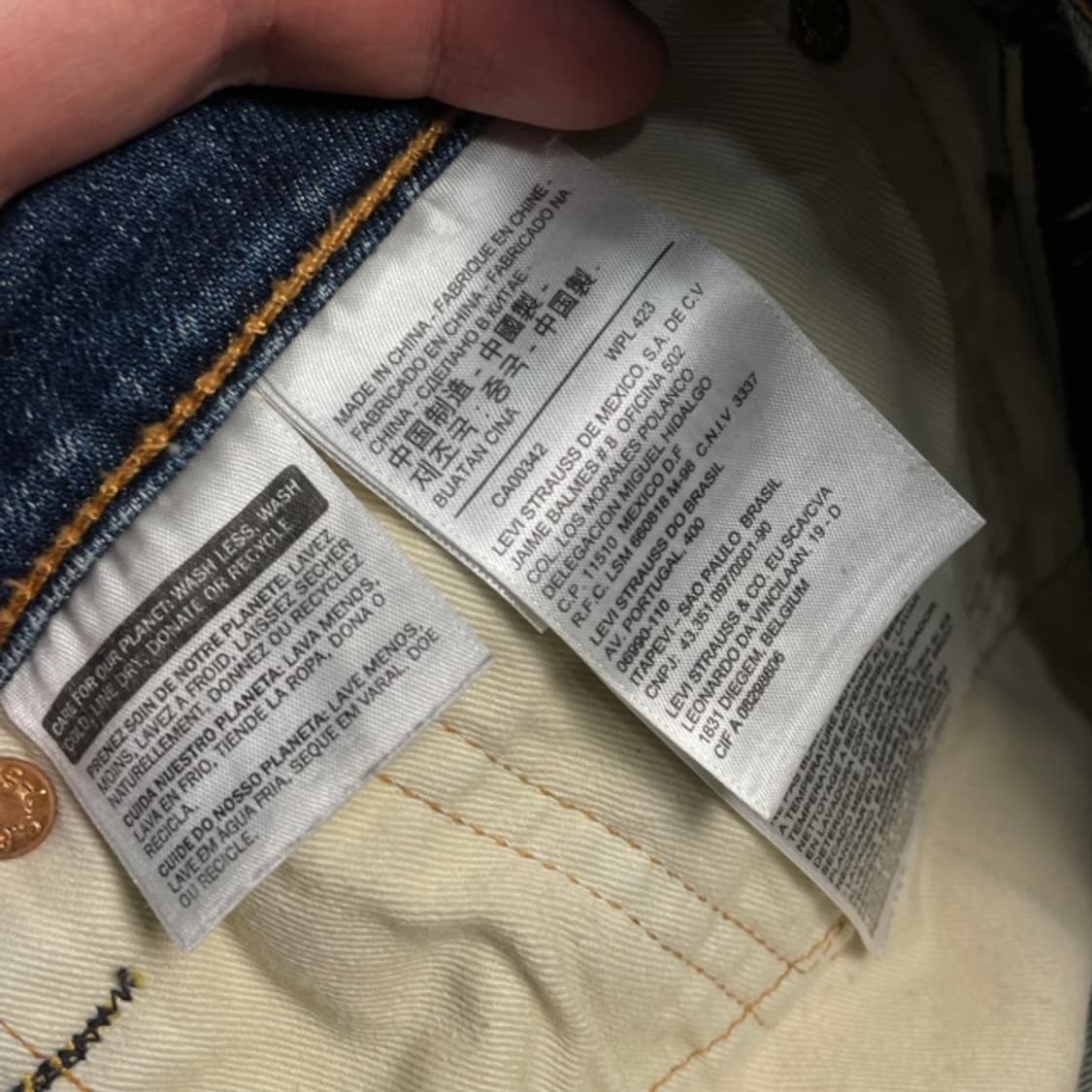 34 리바이스 511 청바지  상품이미지3