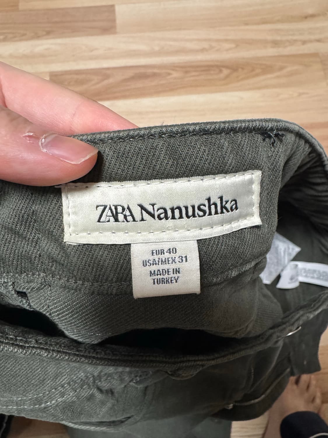 자라 나누시카 와이드 레그 진 40 상품이미지3