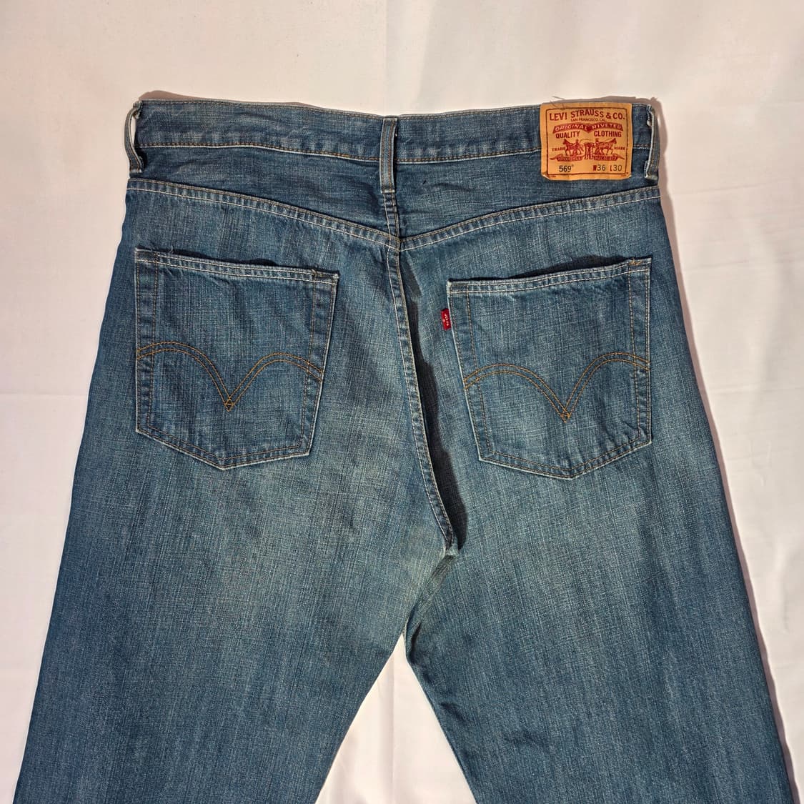 [W36L30]00s 리바이스 569 루즈스트레이트핏 데님팬츠 상품이미지8