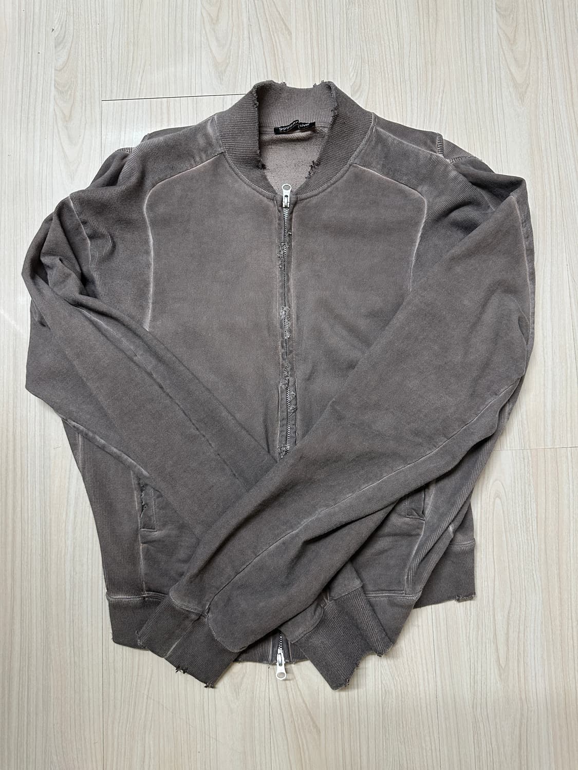 9999아카이브 웨이브 슬릿 봄버 자켓 상품이미지2