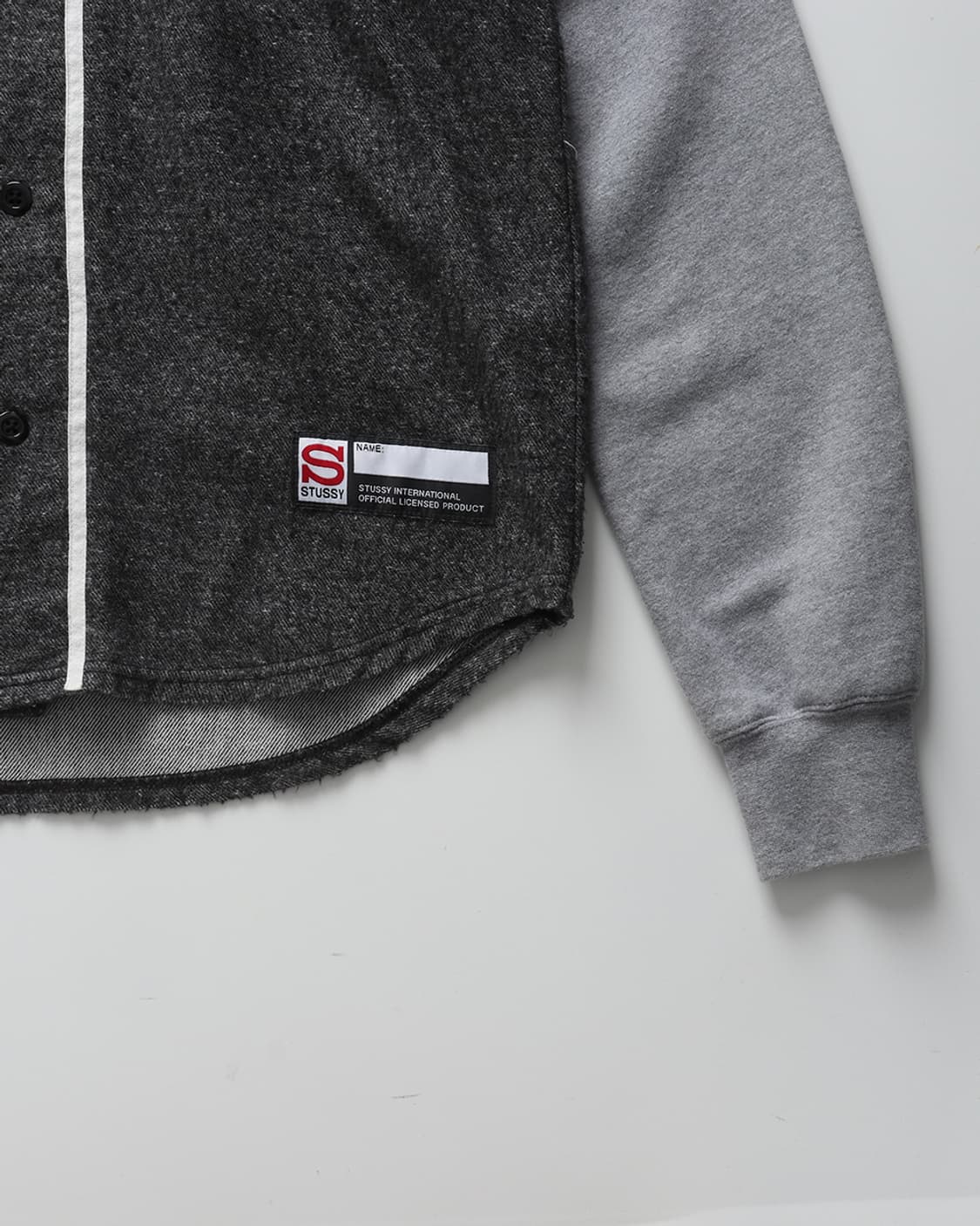 STUSSY Layered Baseball Hoodie 상품이미지4