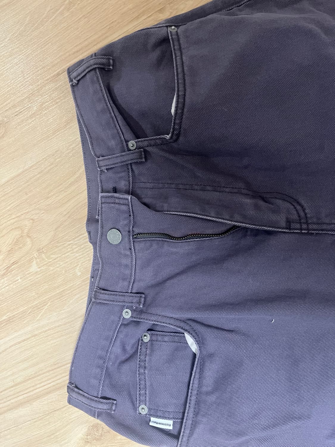 디스이즈네버댓 relaxed jeans M purple 상품이미지4