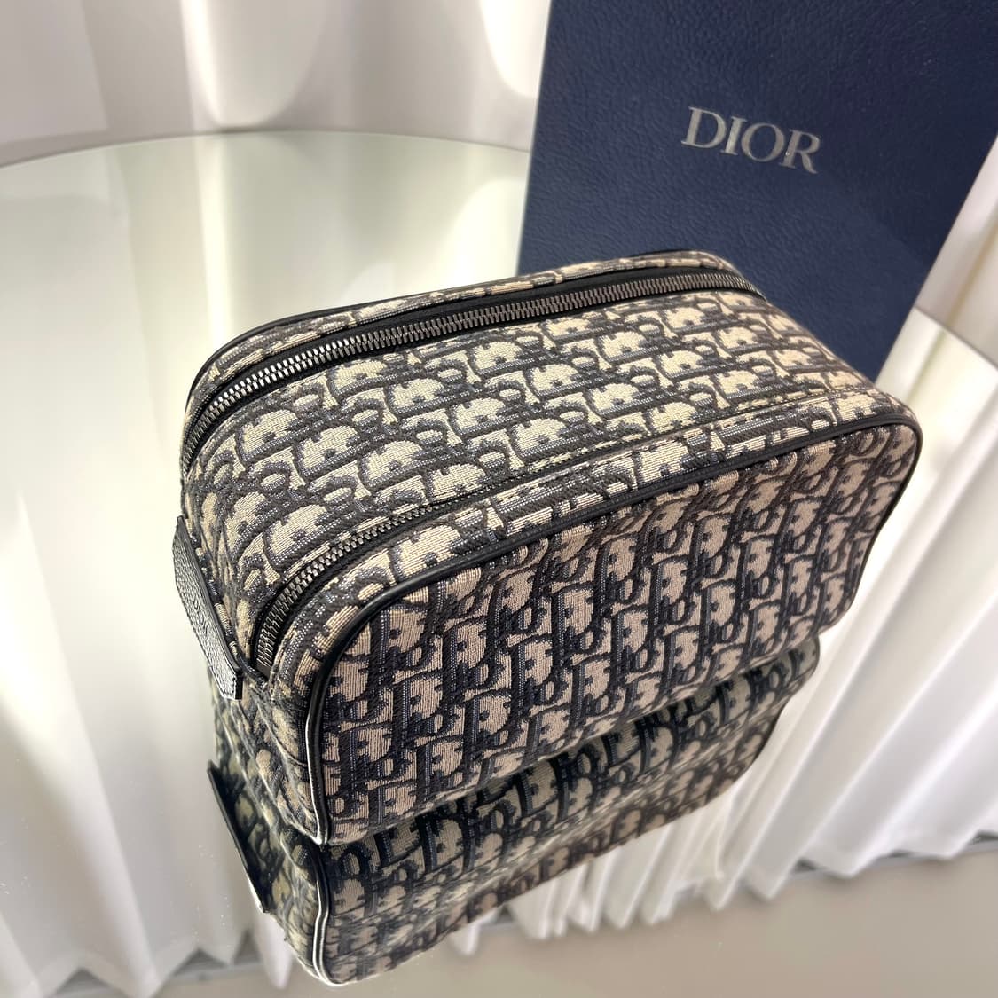 디올 오블리크 토일레트리 돕키트 파우치 상품이미지6