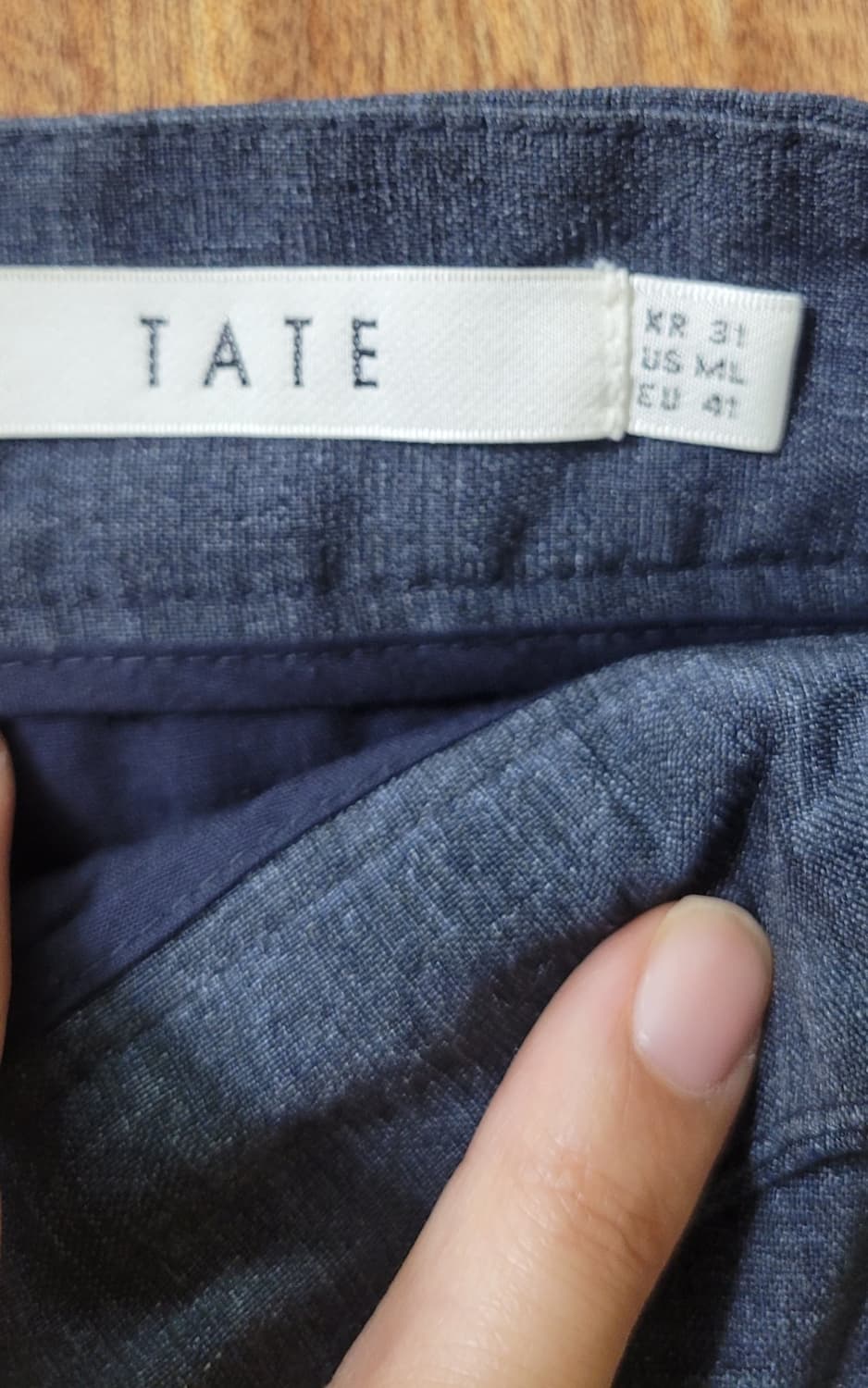 (남성31인치)TATE 네이비 반바지 상품이미지8