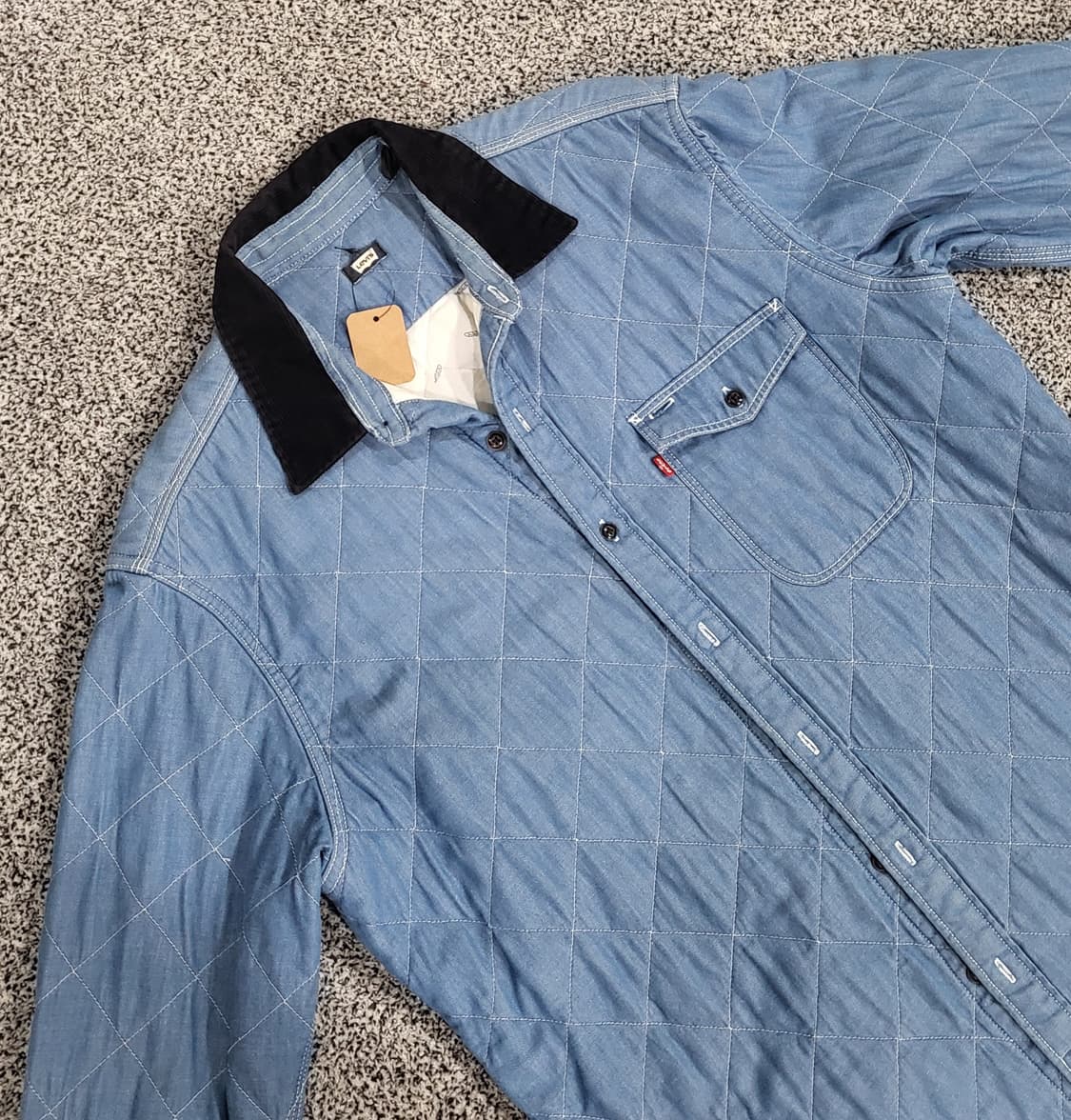 Levi’s 데님 퀼팅 셔츠 자켓 상품이미지3