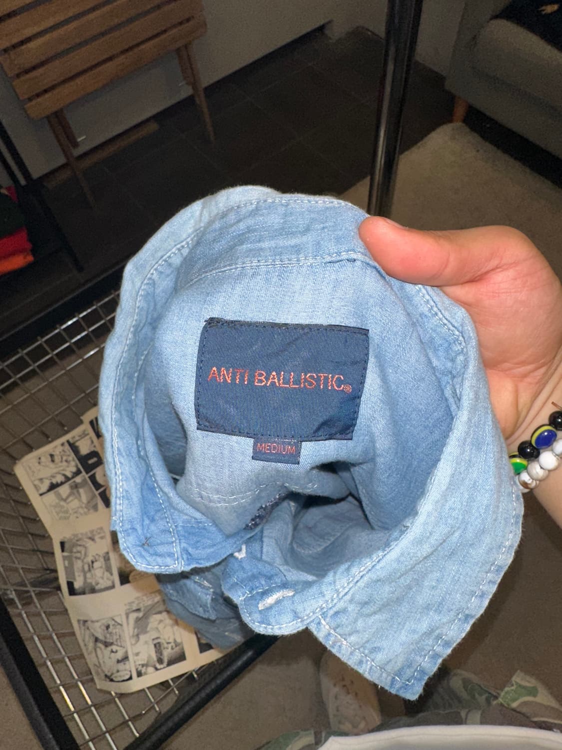 Anti Ballistic ethnic Denim Shirt 상품이미지10