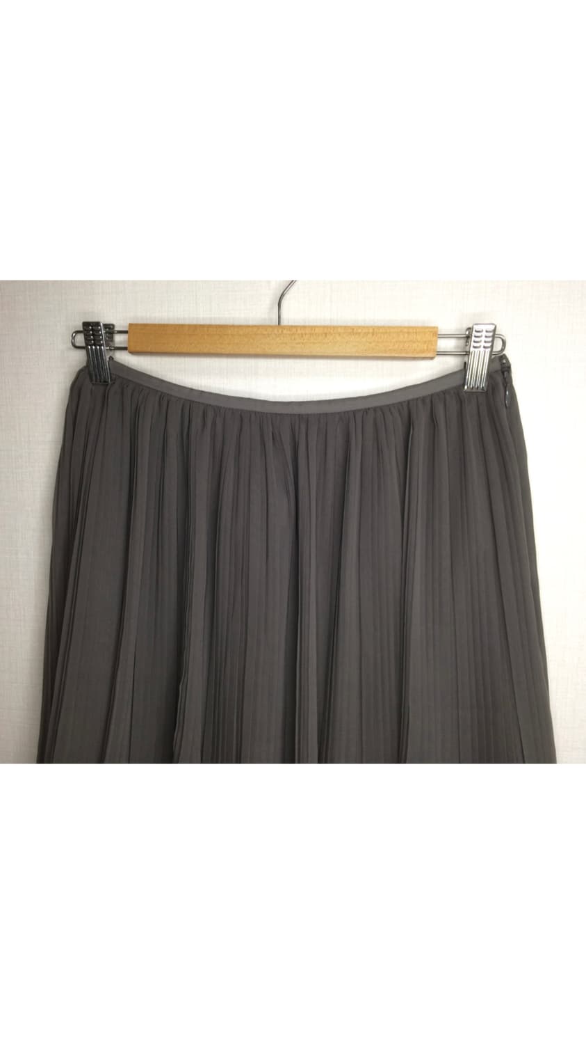 빈티지 차콜그레이 플리츠 스커트 상품이미지2