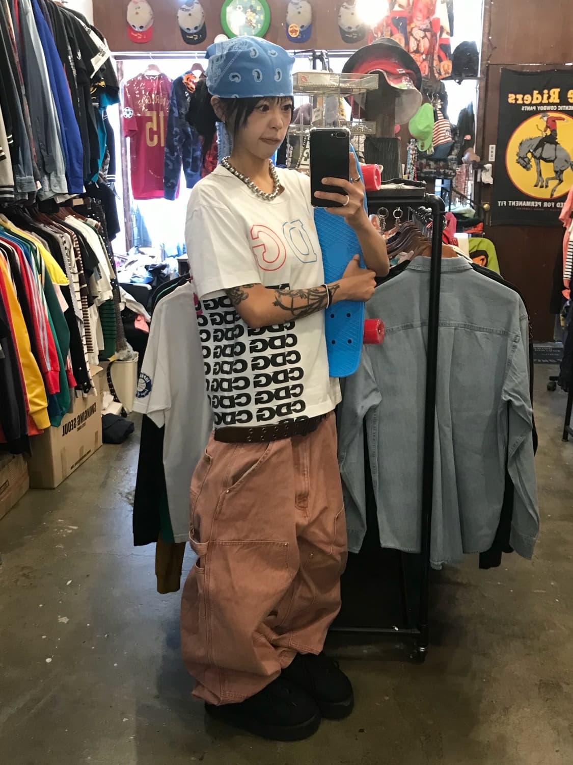 🩷 꼼데가르송 X 안티소셜클럽 콜라보 반팔 티셔츠 🩷 상품이미지3