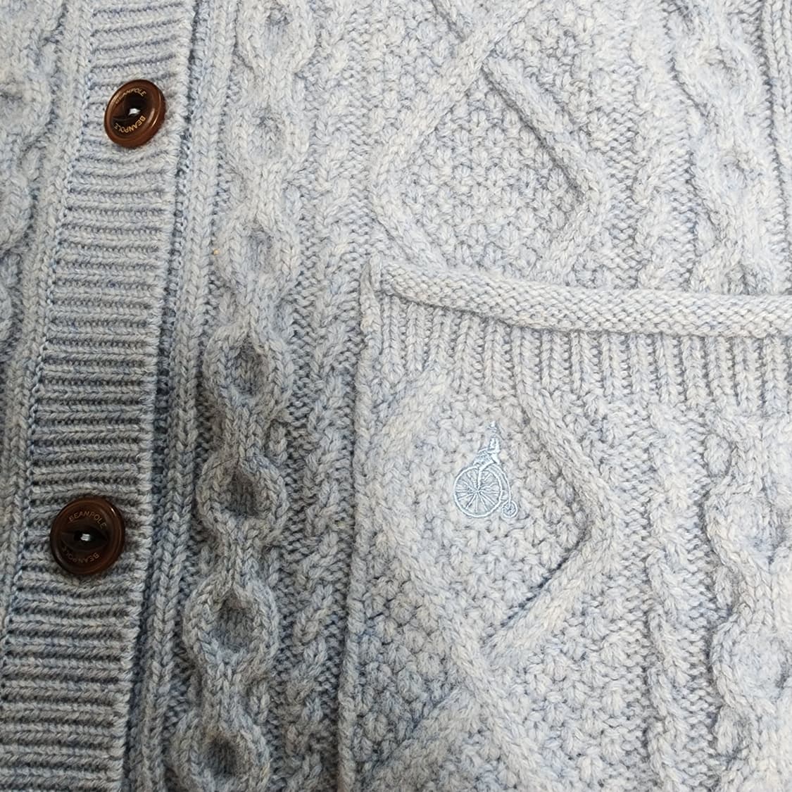 빈폴 울100% 여성 케이블 롱가디건 165 상품이미지3