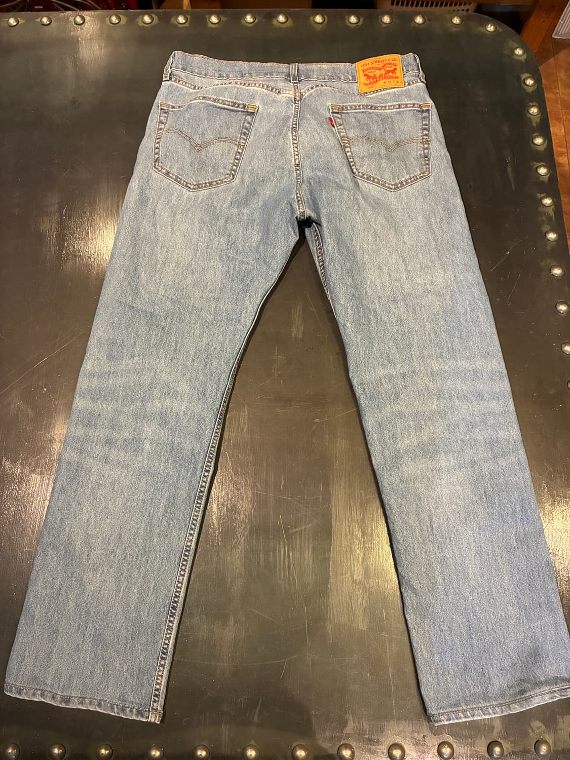 34/32) 리바이스 505 워싱 데님 상품이미지3