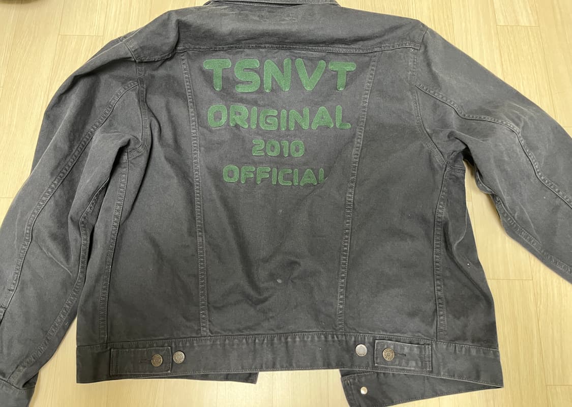 디스이즈네버댓TSNVT Trucker Jacket Off Black트러커 상품이미지4