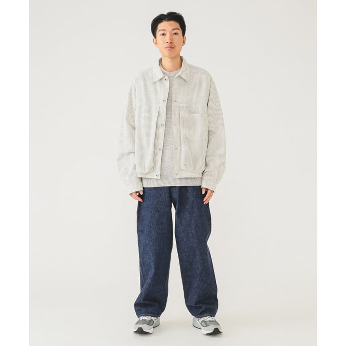 BEAMS Seersucker Balloon G Jacket 상품이미지5
