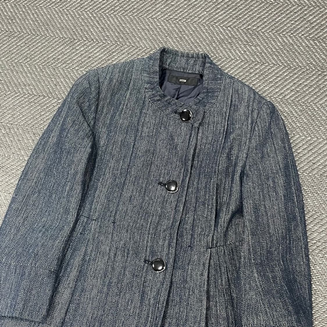 시스템 데님 코트 v0222 상품이미지3