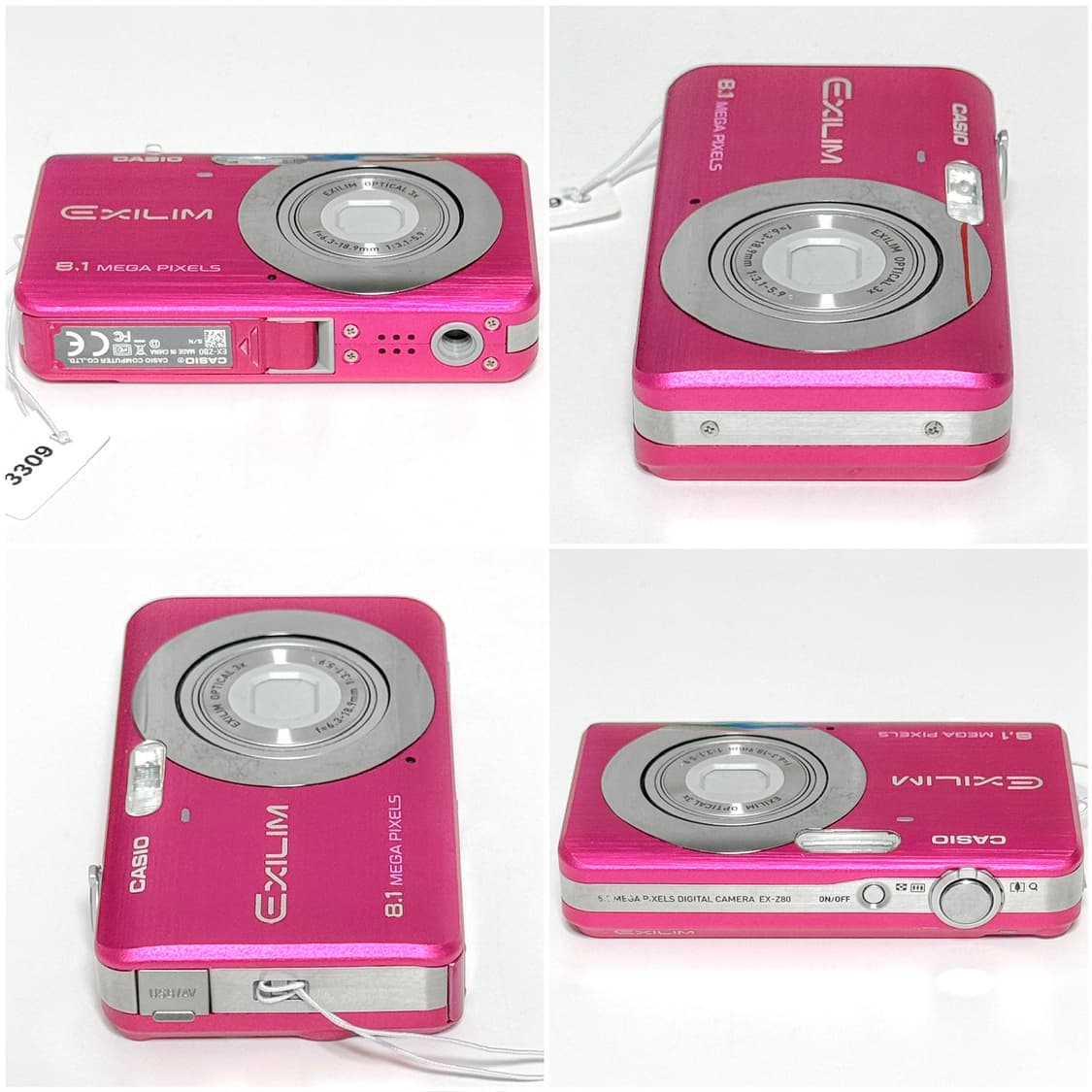 카시오 엑슬림 Z80 체리핑크 빈티지디카 상품이미지3