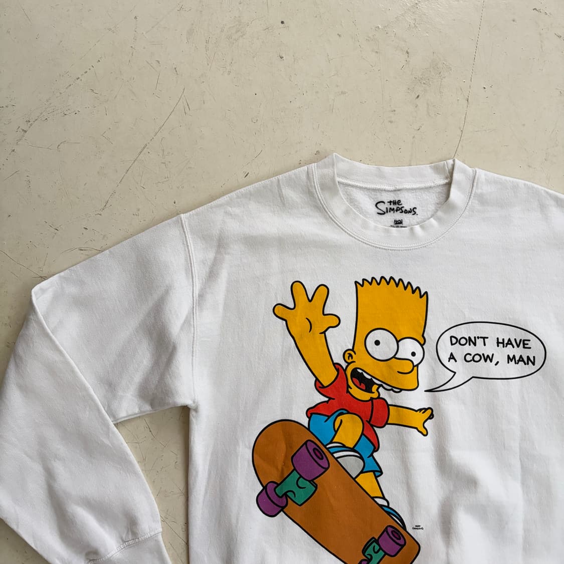 90s 심슨 오피셜 빈티지 스웻셔츠 M 상품이미지2
