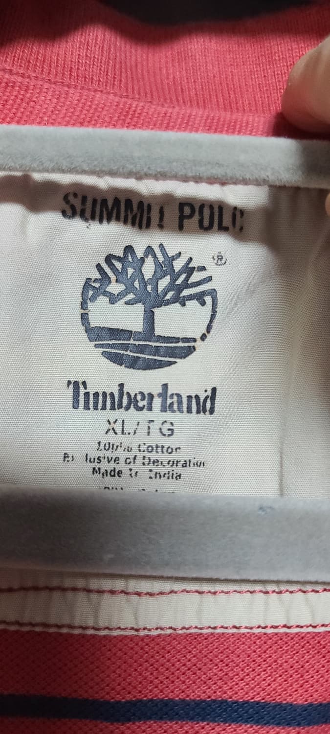 팀버랜드 빅사이즈 반팔 카라티  상품이미지2