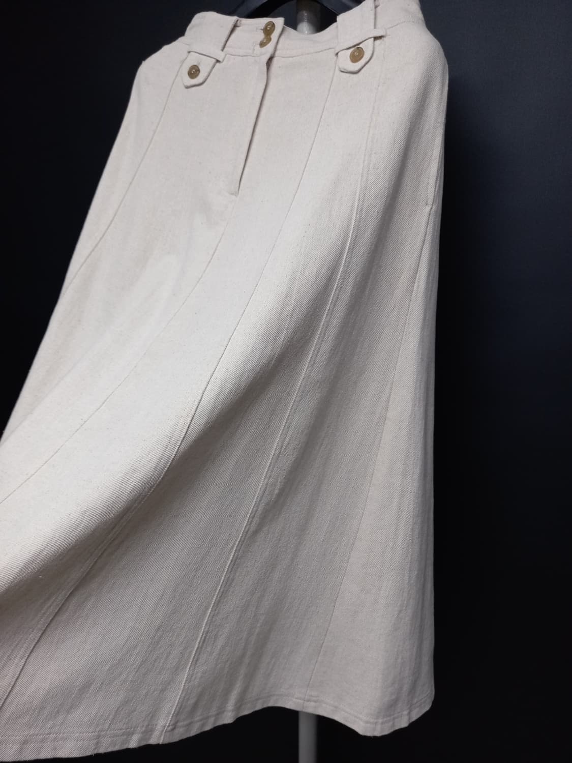 새 더 엣지 춘하추 와이드광폭 플레어 스커트 55 상품이미지4