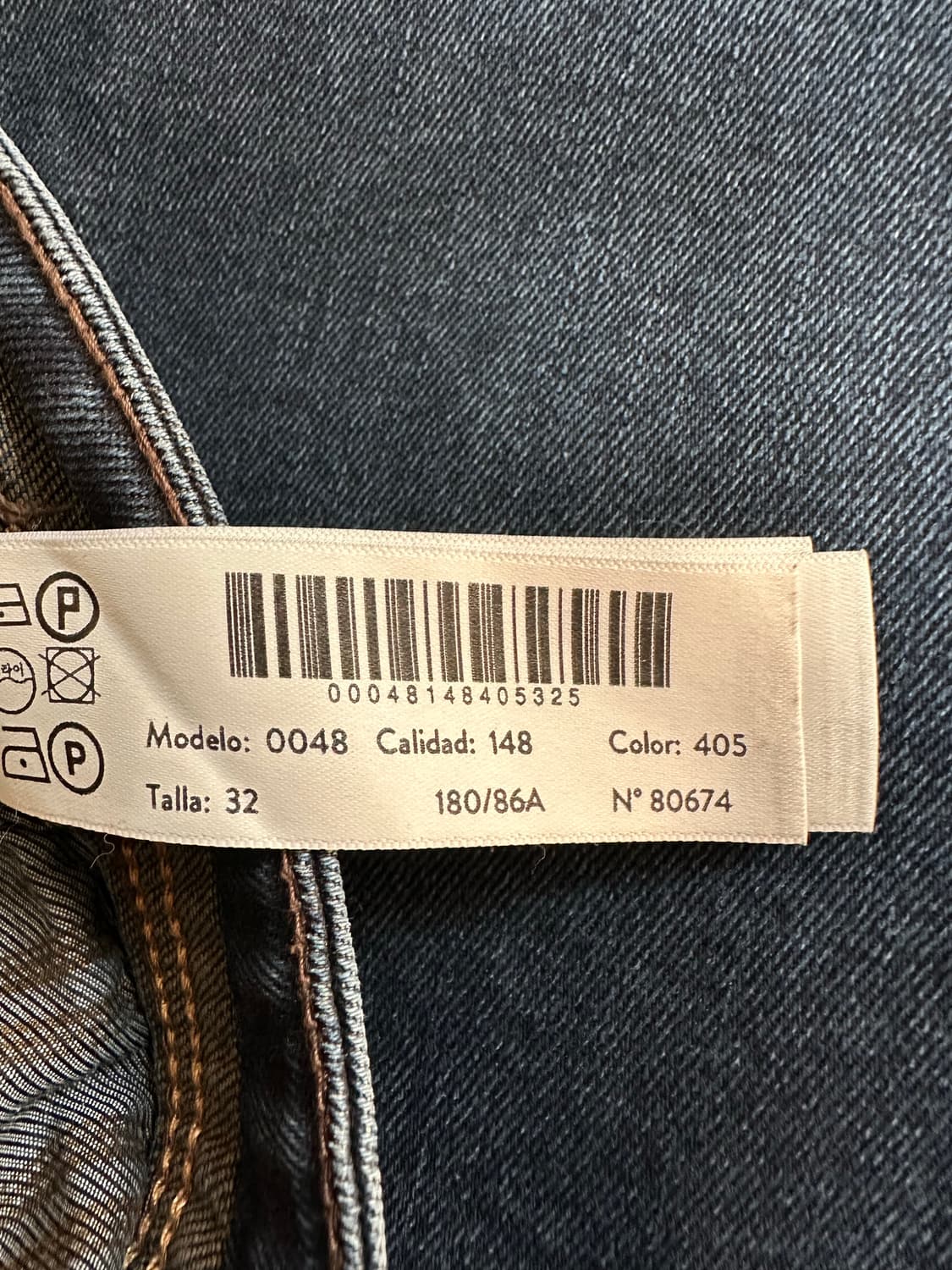 Massimo Dutti 슬림핏 남성 청바지 32 상품이미지7