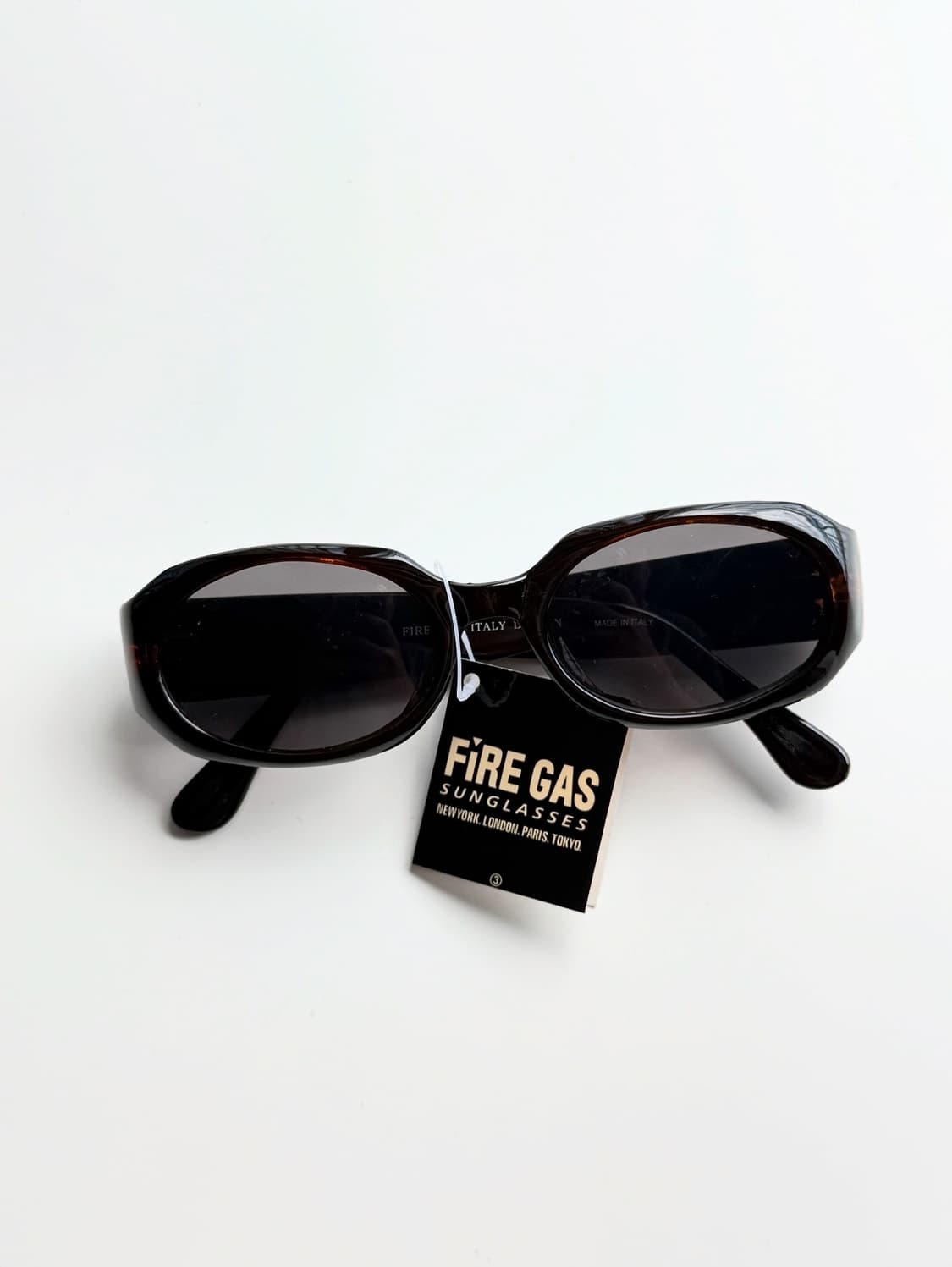 90s FIRE GAS 볼드 스퀘어 프레임 틴트 빈티지 선글라스 상품이미지2