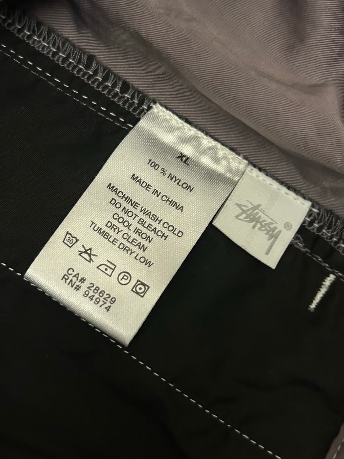 [XL] 스투시 나일론 폴섬 팬츠 퍼플 상품이미지4