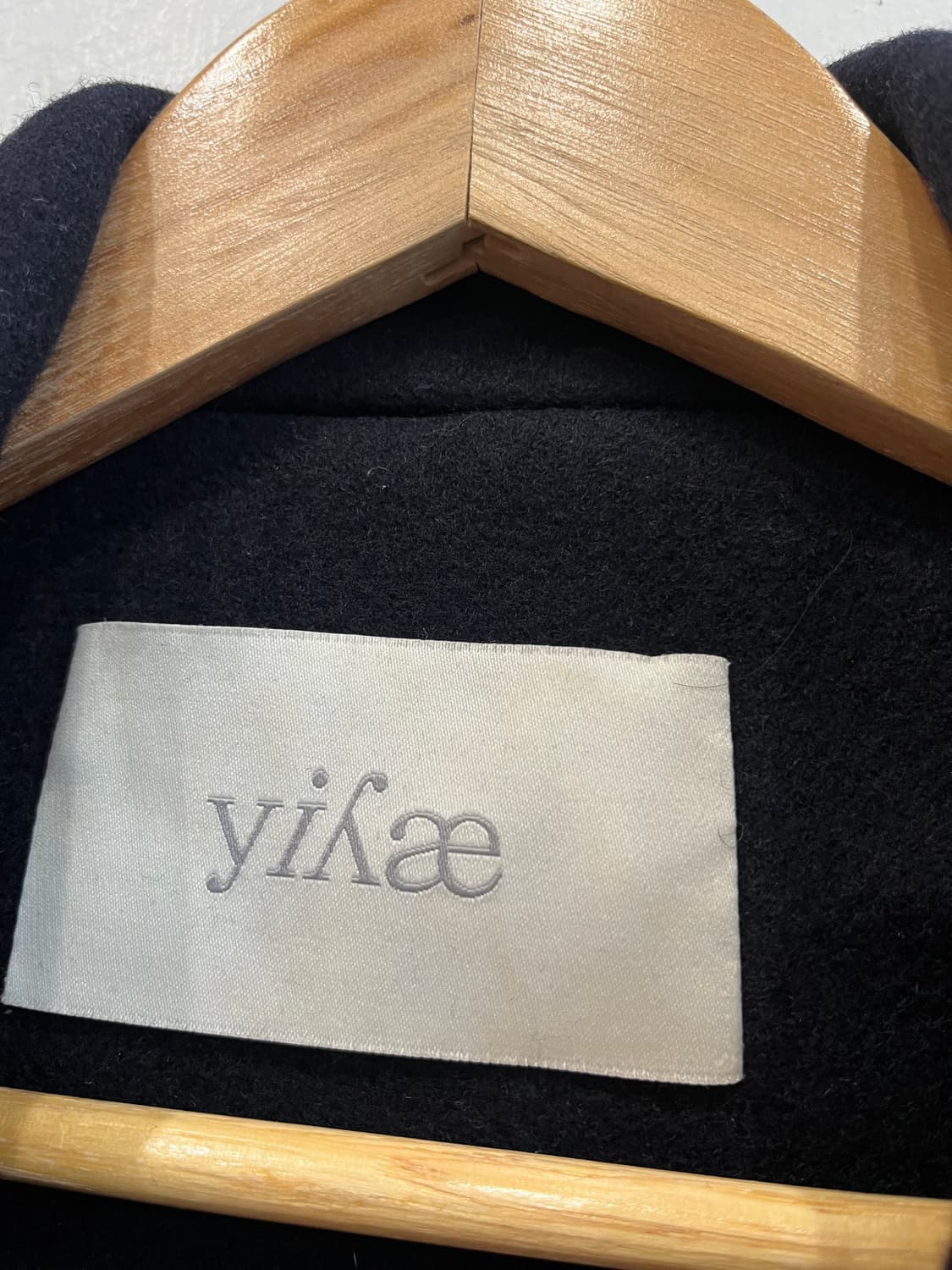 yiyae 이예 울 더블 코트 다크네이비 M 상품이미지6