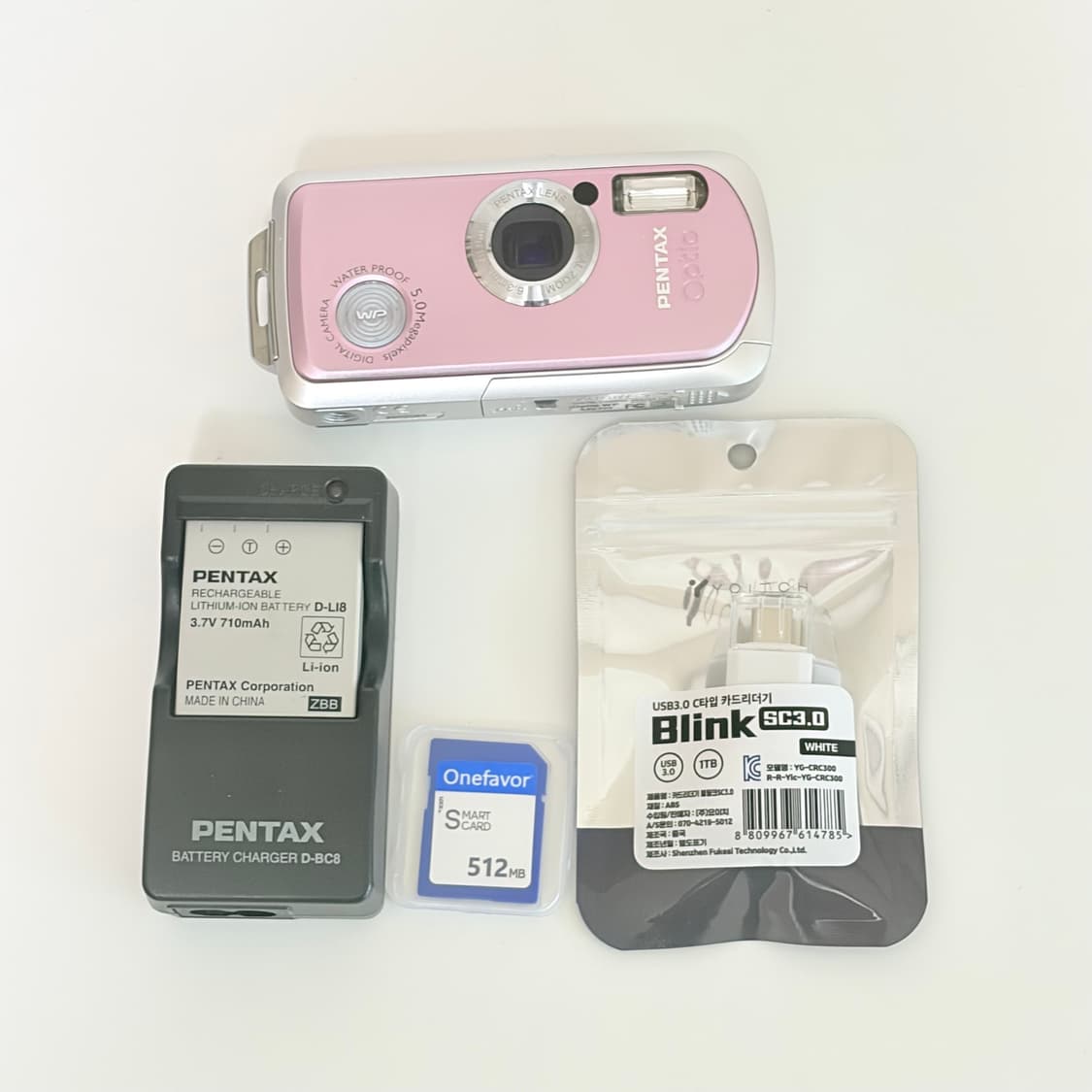 희귀매물🩷 Pentax Optio WP 핑크색 상품이미지5