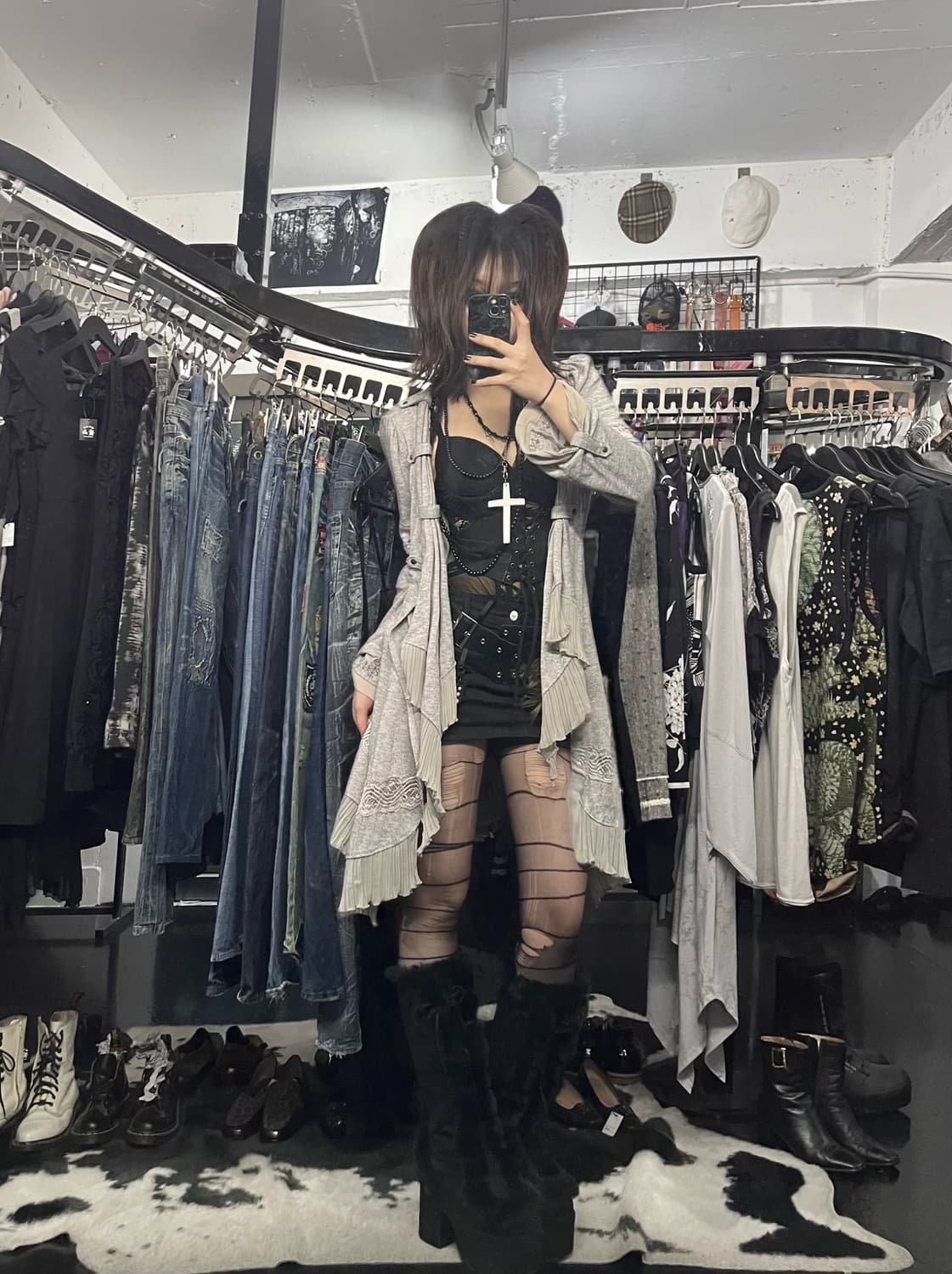 로젠카발리에(오즈온) 고딕 롱 가디건 상품이미지1