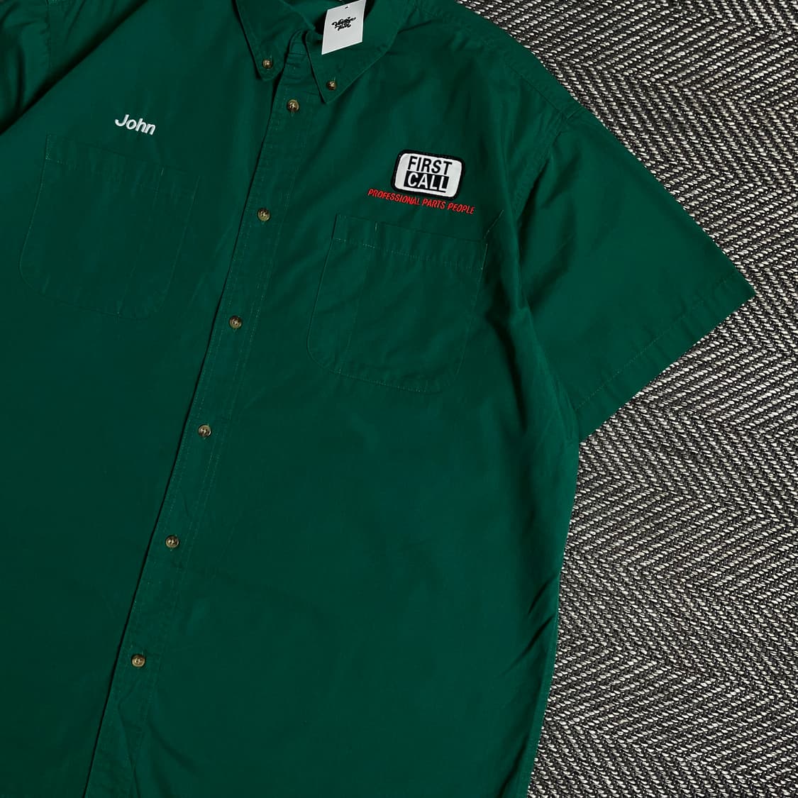 USA 오리지날 빈티지 박시핏 워크 셔츠o 3366 상품이미지3