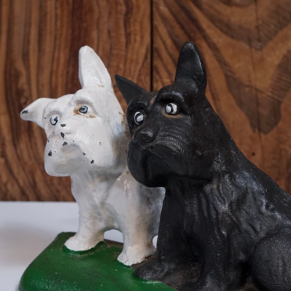 빈티지 소품 1950년 주철 강아지 도어스톱 상품이미지5