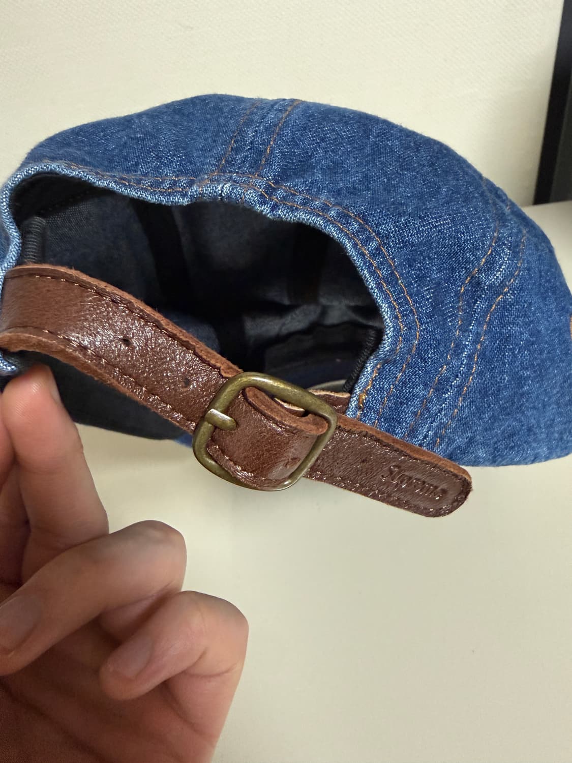 슈프림 데님 트윌 캠프캡 상품이미지3