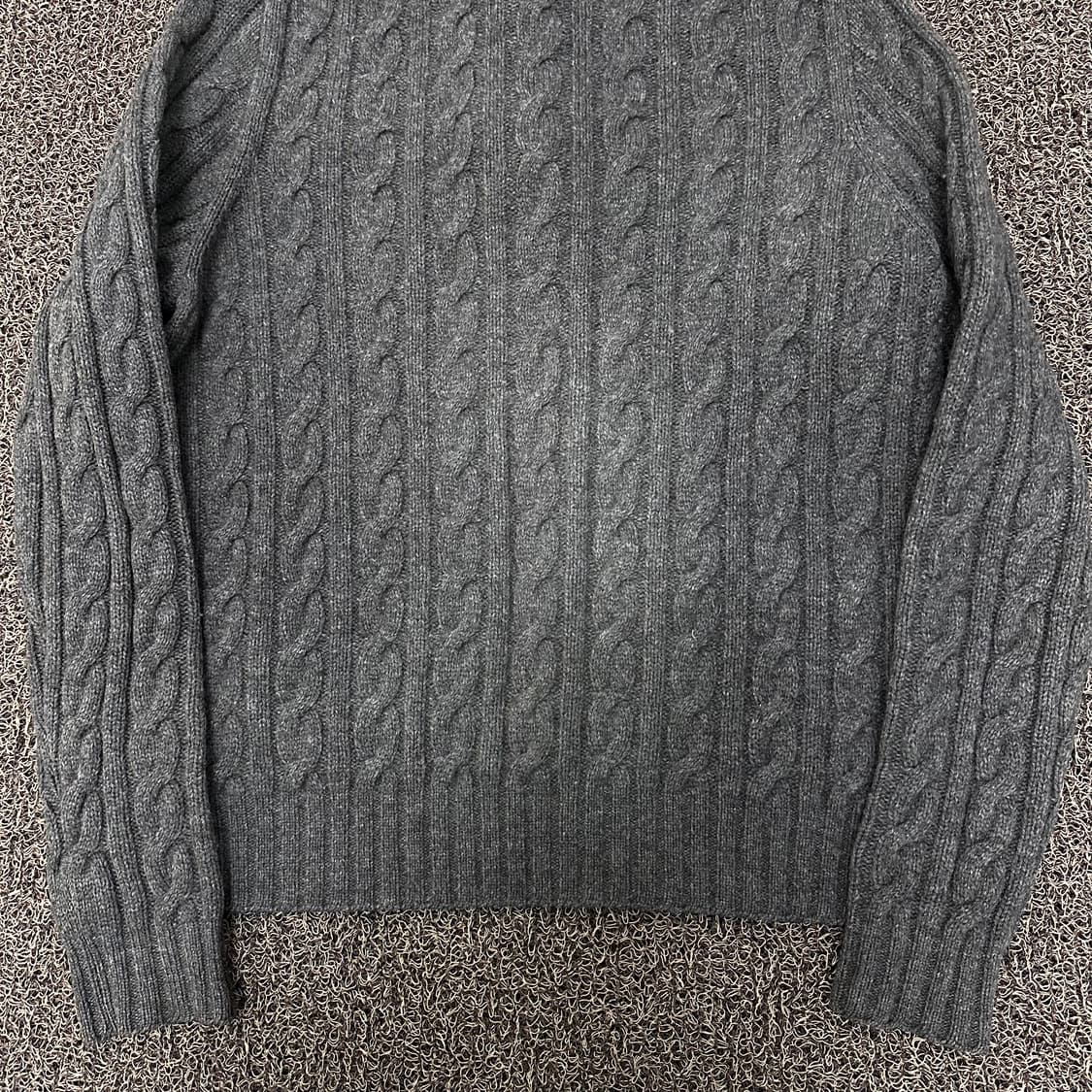 POLO 폴로 랄프로렌 꽈배기 케이블 램스울 니트 L 상품이미지7