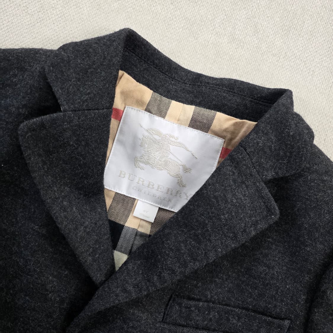 8Y 버버리 키즈 울 코트 자켓 0224J 상품이미지2