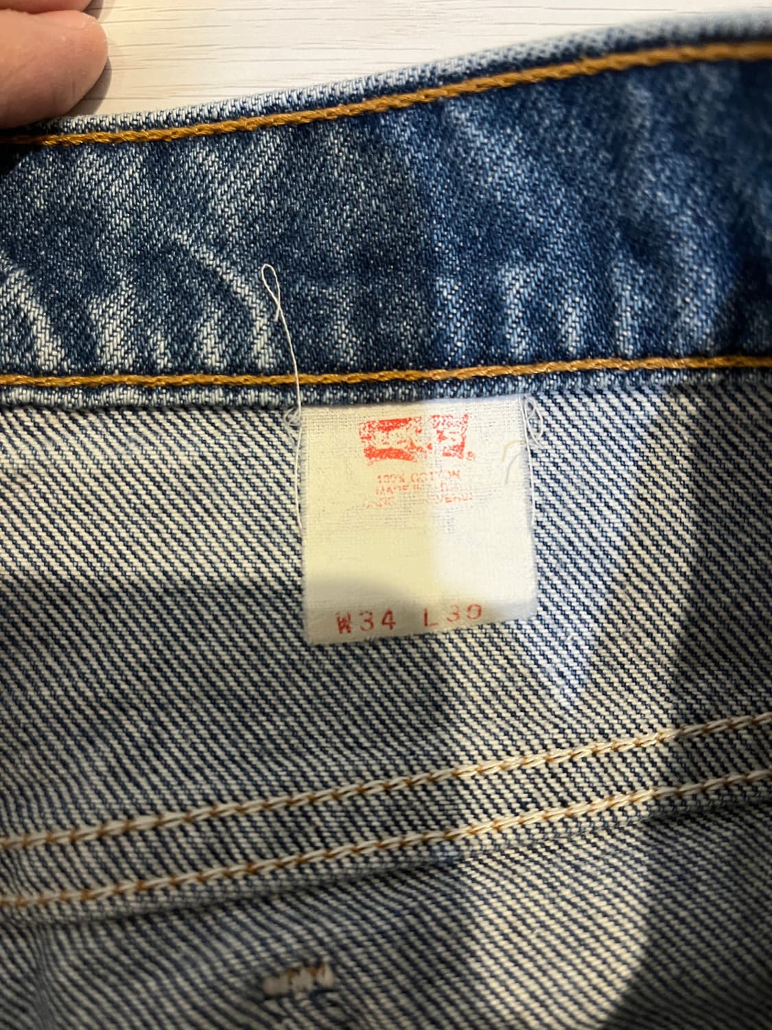 90s 리바이스 517 오렌지탭 34x30 미제 상품이미지3