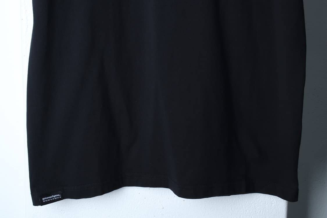 (XL-2XL) 그루브라임 반팔 티셔츠 레터링 블랙 올드스쿨-H32814 상품이미지4