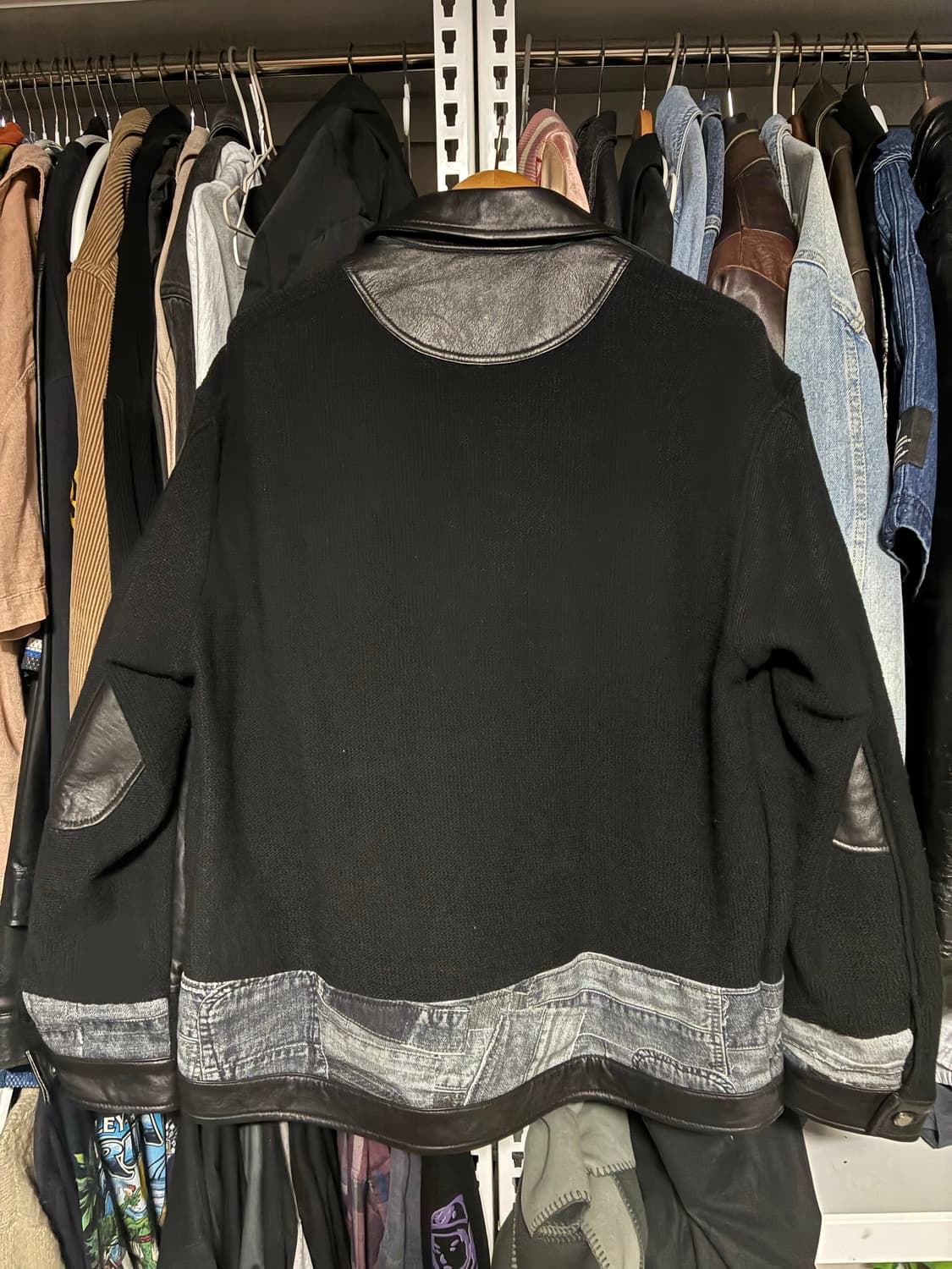 자라 x 앤더슨벨 양가죽 니트 자켓 상품이미지2